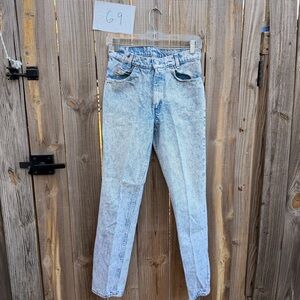 Vintage Levi's Acid Wash High Waist tapered Jeans/W 30/Made in USA
